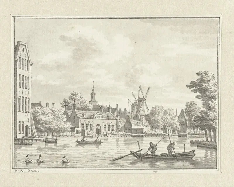 De Diaconie school te Rotterdam Wall Art by Jan Bulthuis - High-Resolution Digital Print