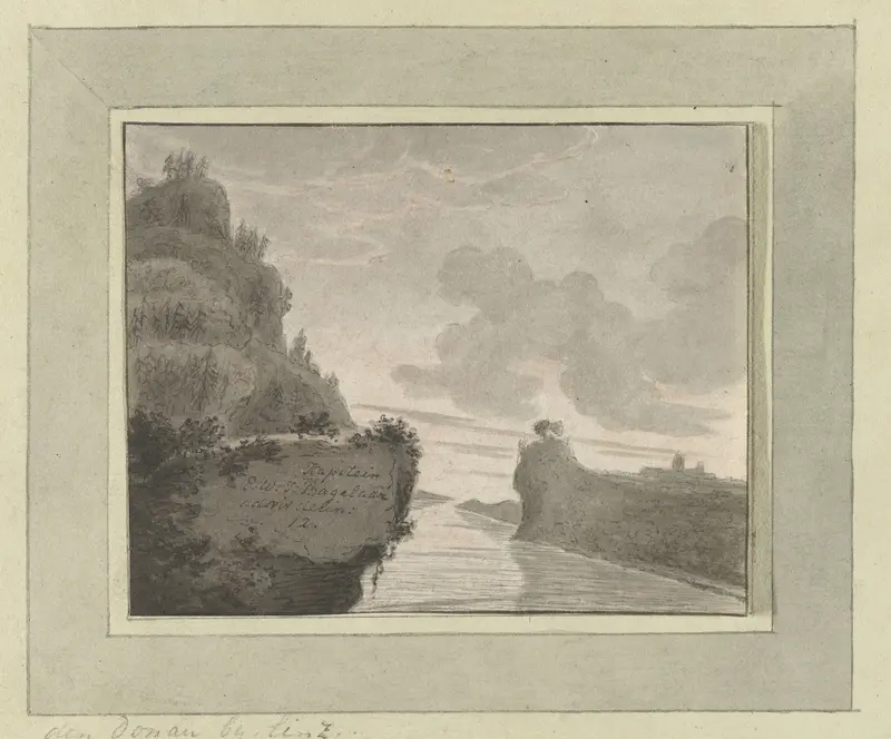 De Donau bij Linz Wall Art by Ernst Willem Jan Bagelaar - High-Resolution Digital Print
