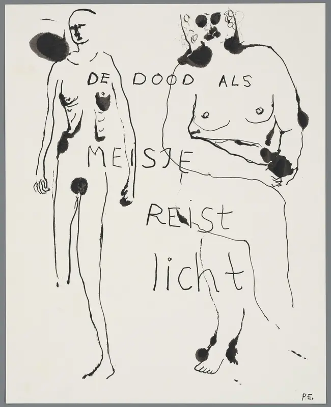 De Dood als meisje reist licht Wall Art by Unknown - High-Resolution Digital Print