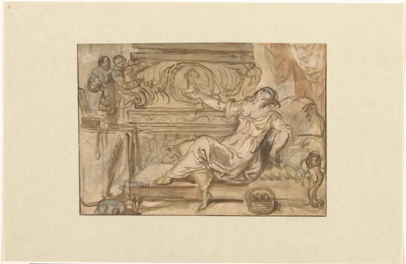 De dood van Cleopatra Wall Art by anonymous - High-Resolution Digital Print