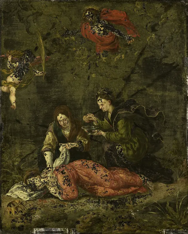 De dood van de heilige Cecilia Wall Art by anonymous - High-Resolution Digital Print