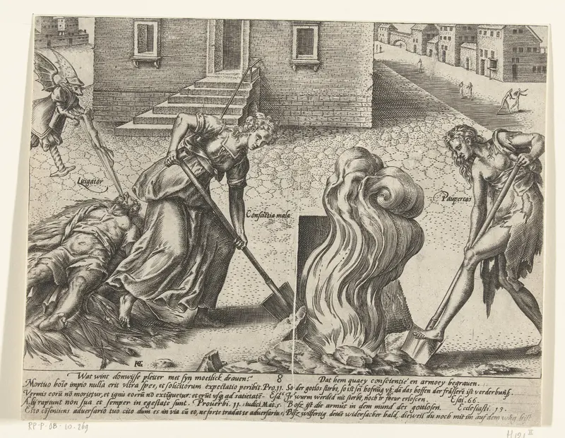 De dood van de procederende mens Wall Art by Maarten Spiegel - High-Resolution Digital Print