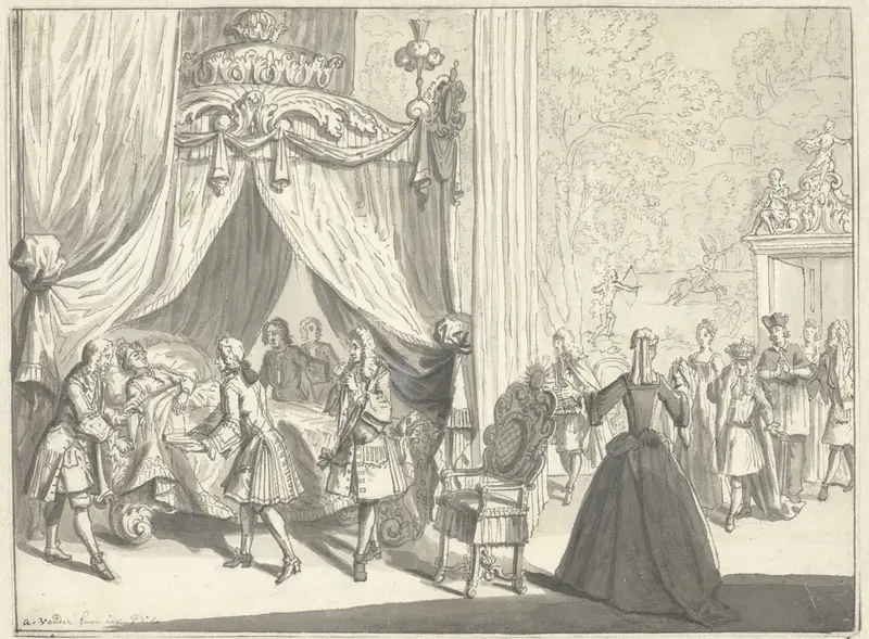 De dood van Filips II, hertog van Orléans, 2 december 1723 Wall Art by Unknown - High-Resolution Digital Print