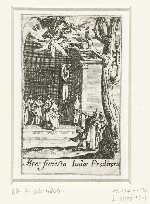 De dood van Judas Iskariot Wall Art by Jacques Callot - High-Resolution Digital Print