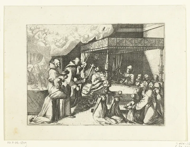 De dood van Margaretha van Oostenrijk Wall Art by Unknown - High-Resolution Digital Print