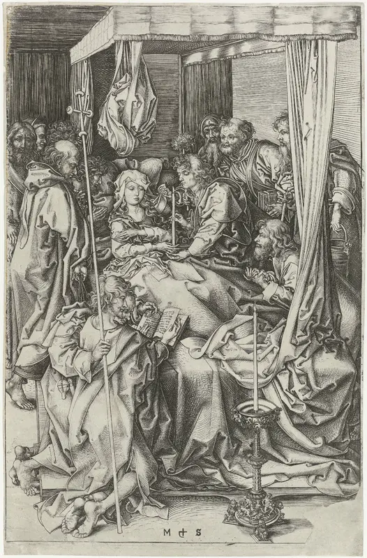 De dood van Maria Wall Art by Unknown - High-Resolution Digital Print