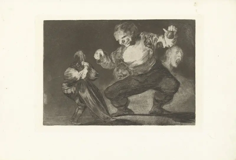 De dwaas Wall Art by Francisco de Goya - High-Resolution Digital Print