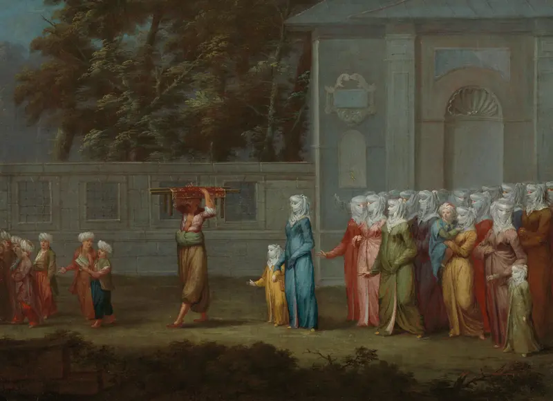 De eerste schooldag Wall Art by Jean Baptiste Vanmour - High-Resolution Digital Print