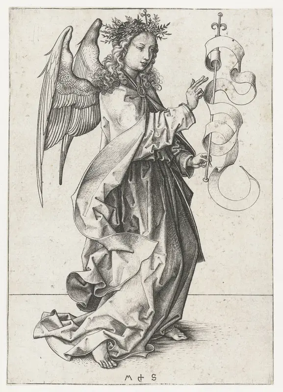 De engel Gabriël Wall Art by Unknown - High-Resolution Digital Print