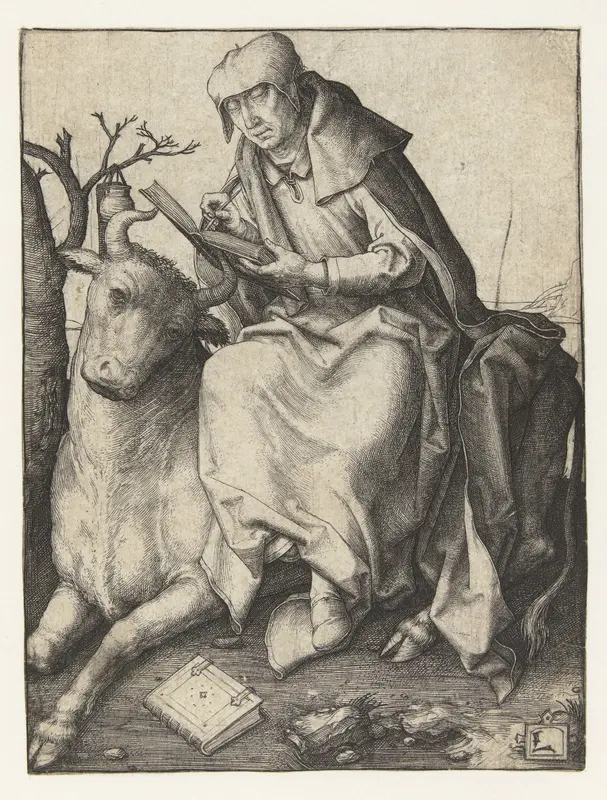 De evangelist Lucas Wall Art by Unknown - High-Resolution Digital Print