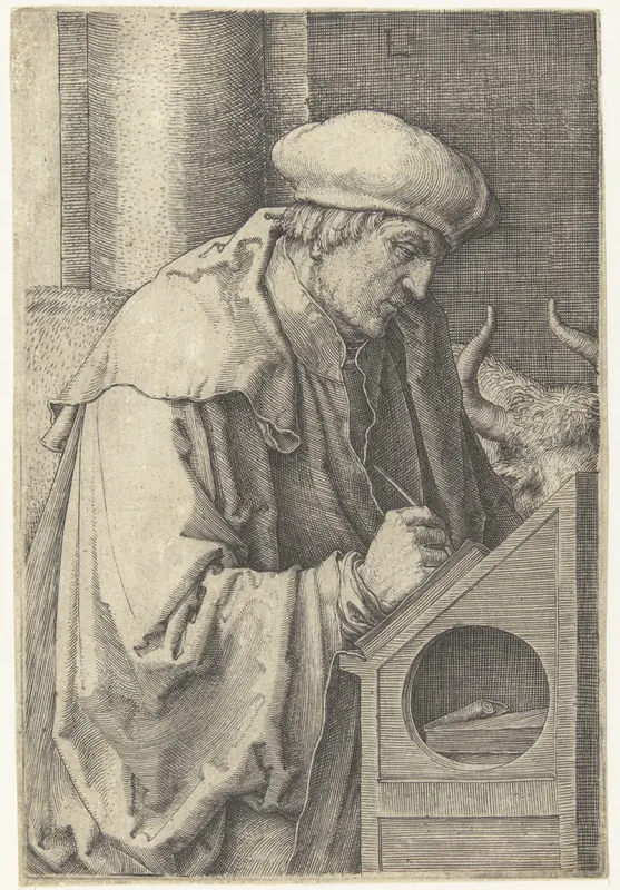 De evangelist Lukas Wall Art by Unknown - High-Resolution Digital Print