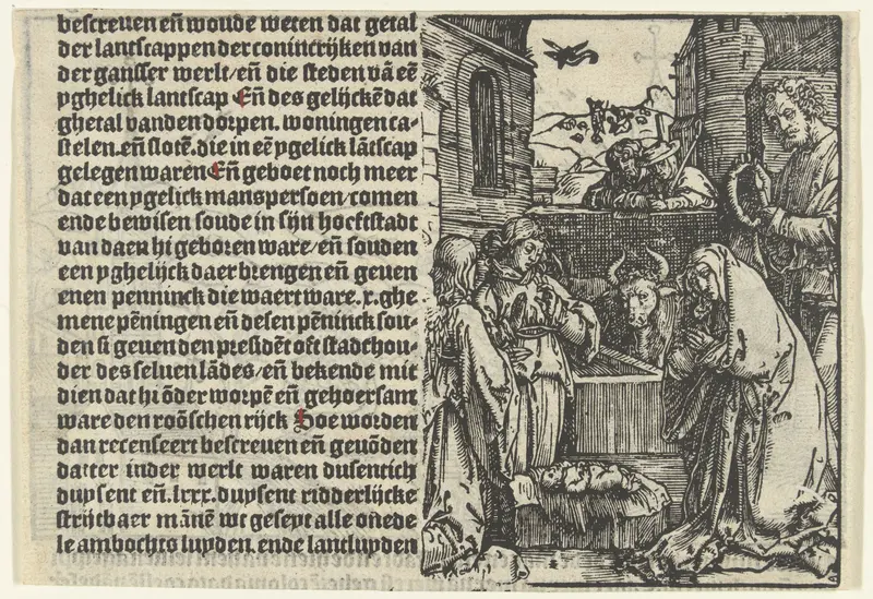 De geboorte van Christus Wall Art by Jan Seversz. - High-Resolution Digital Print