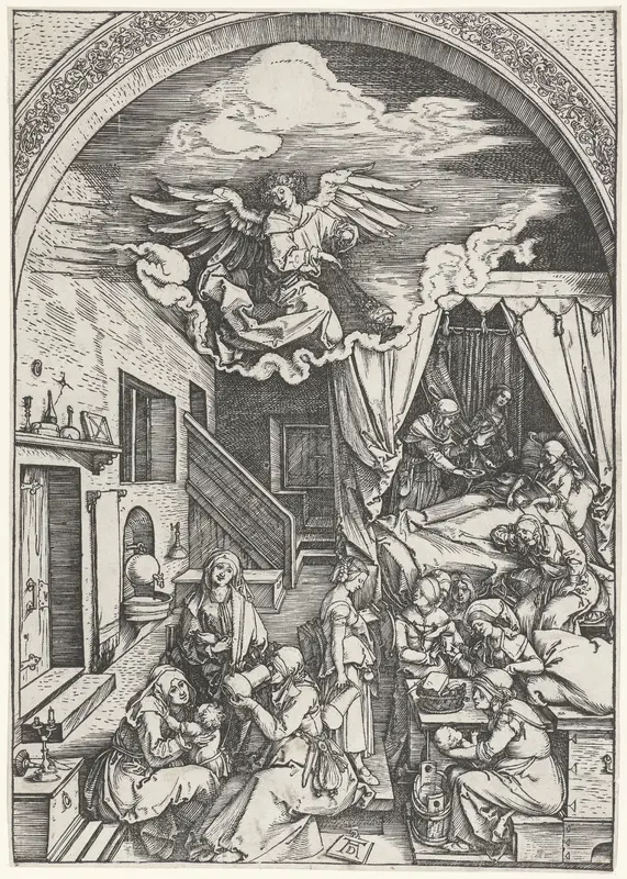 De geboorte van Maria Wall Art by Unknown - High-Resolution Digital Print