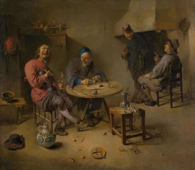 De gelagkamer Wall Art by Abraham Diepraam - High-Resolution Digital Print
