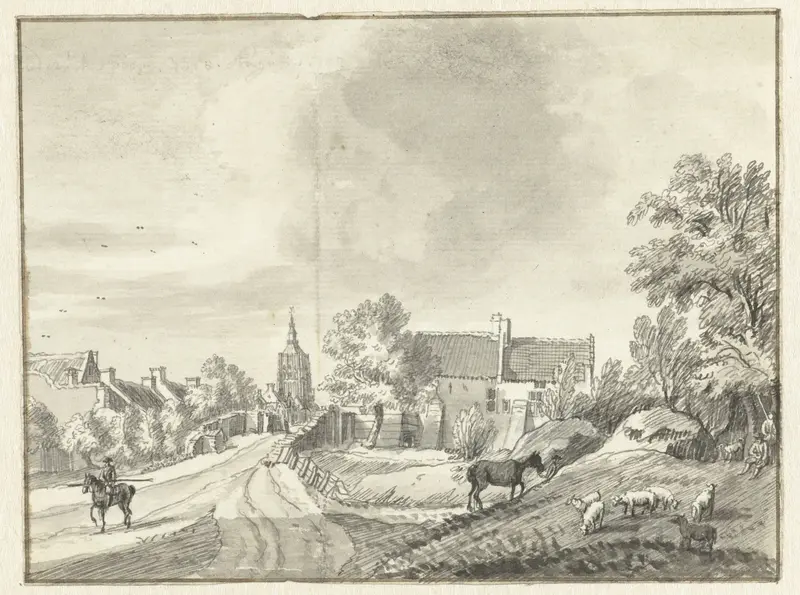 De Gelderse Poort te Asperen Wall Art by Jan de Beijer - High-Resolution Digital Print