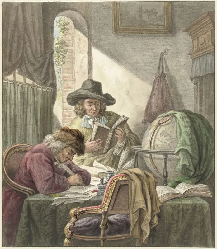 De Geleerden Wall Art by Abraham Delfos - High-Resolution Digital Print