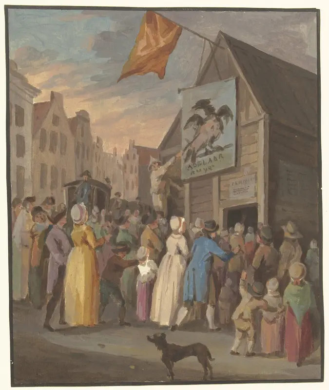 De geplukte Arend in een spel verthoond Wall Art by anonymous - High-Resolution Digital Print