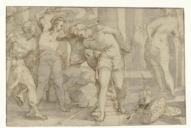 De geseling van Christus Wall Art by Unknown - High-Resolution Digital Print