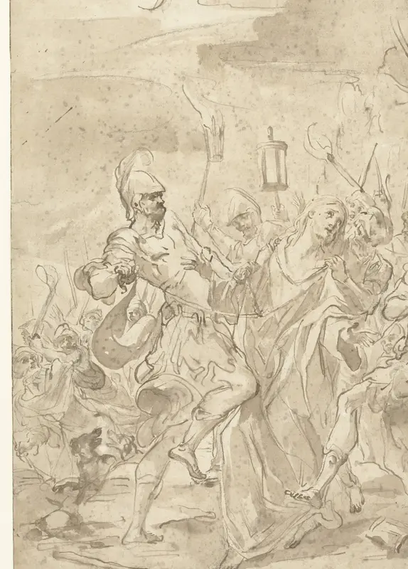 De gevangenneming van Christus Wall Art by Gian Antonio Burrini - High-Resolution Digital Print