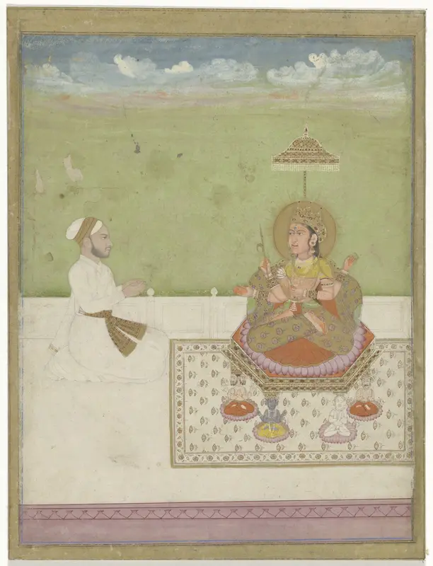 De godin Tripurasundari Wall Art by anonymous - High-Resolution Digital Print
