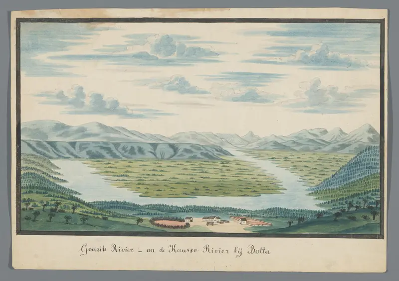 De Gourtis Rivier bij Jacobus Botha Wall Art by Johannes Schumacher - High-Resolution Digital Print