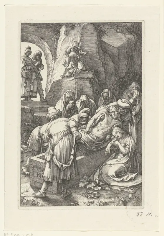 De graflegging Wall Art by Lucas van Leyden - High-Resolution Digital Print