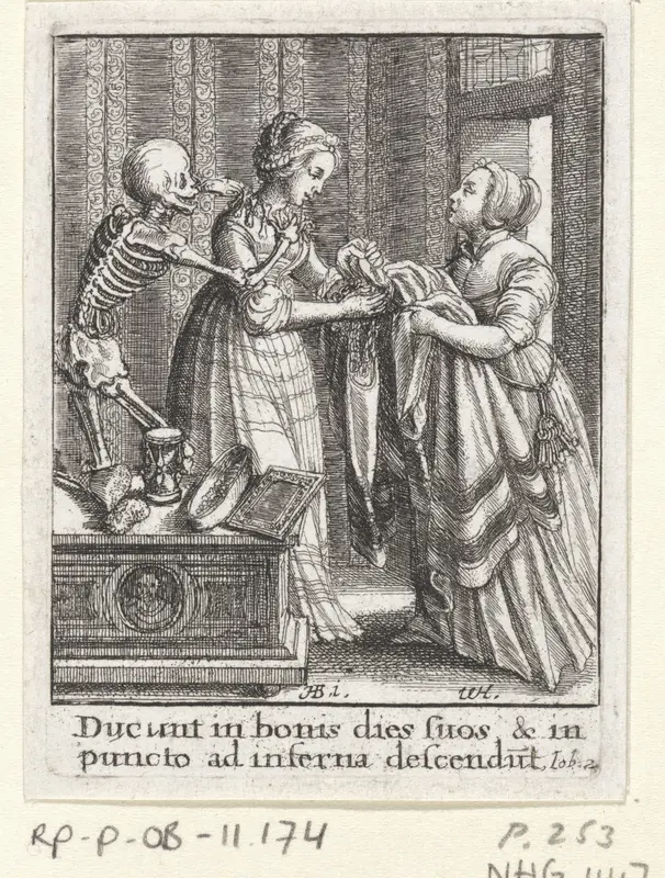 De gravin en de Dood Wall Art by Unknown - High-Resolution Digital Print