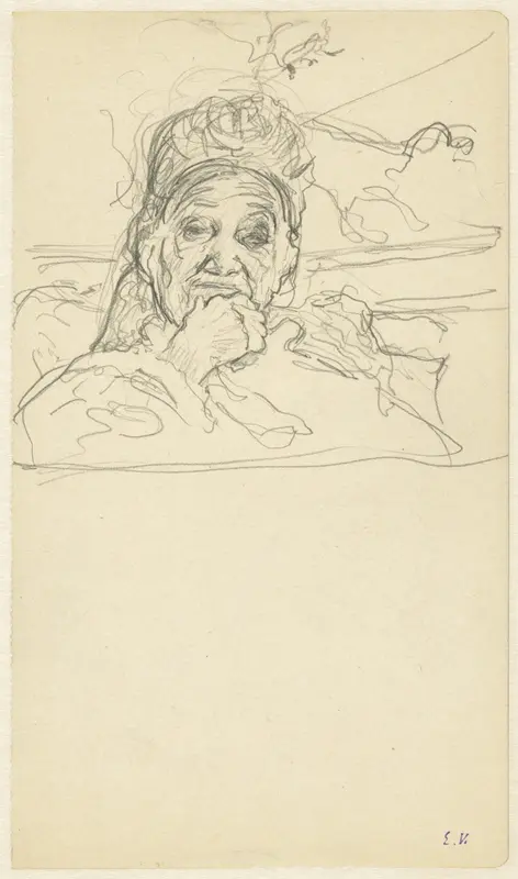 De grootmoeder, portret tot op de schouders Wall Art by Édouard Vuillard - High-Resolution Digital Print