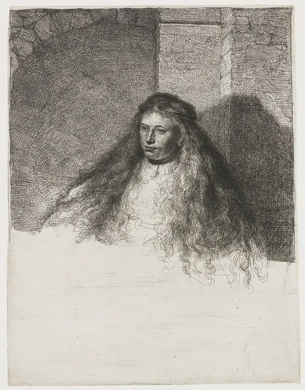 De grote Joodse bruid Wall Art by Rembrandt van Rijn - High-Resolution Digital Print