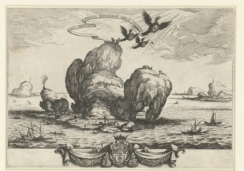 De grote rots Wall Art by Jacques Callot - High-Resolution Digital Print