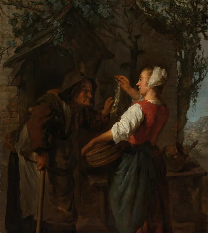 De haringkoopvrouw Wall Art by Unknown - High-Resolution Digital Print