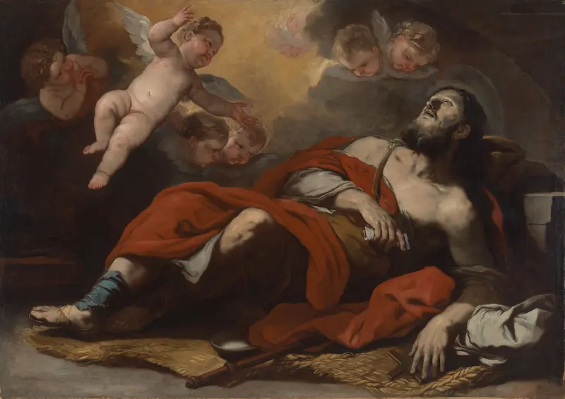 De heilige Alexis Wall Art by Luca Giordano - High-Resolution Digital Print