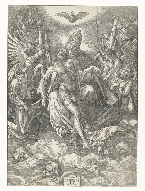 De Heilige Drie-eenheid Wall Art by Unknown - High-Resolution Digital Print
