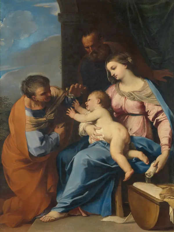 De heilige familie Wall Art by Unknown - High-Resolution Digital Print