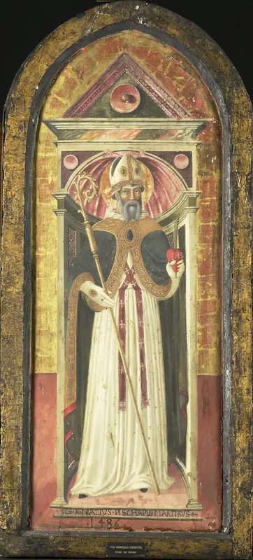 De heilige Ignatius van Antiochië Wall Art by anonymous - High-Resolution Digital Print