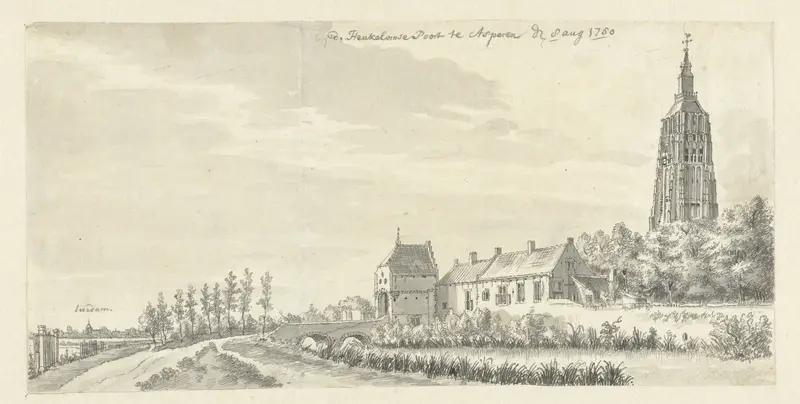 De Heukelomse Poort te Asperen Wall Art by Jan de Beijer - High-Resolution Digital Print