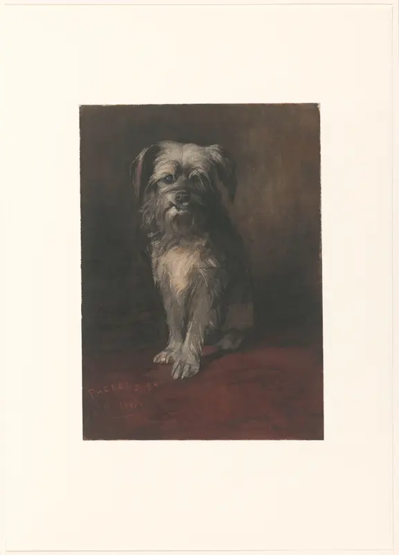 De hond Phoebus Wall Art by Willem Witsen - High-Resolution Digital Print