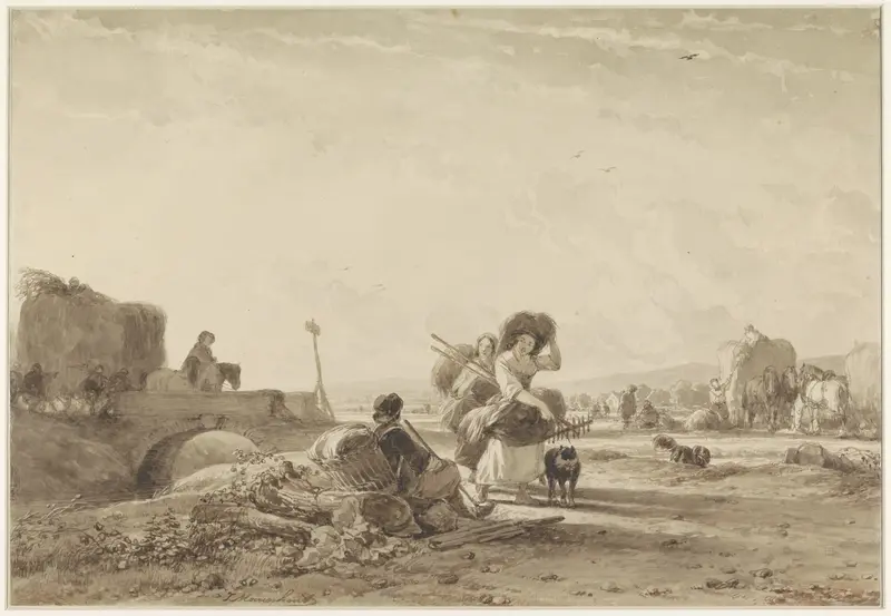 De hooioogst Wall Art by Joseph Moerenhout - High-Resolution Digital Print