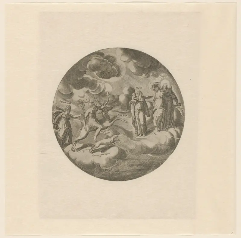 De jacht naar God Wall Art by Adriaan de Weerdt - High-Resolution Digital Print