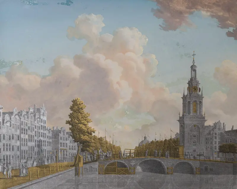 De Jan Roodenpoortstoren te Amsterdam Wall Art by Jonas Zeuner - High-Resolution Digital Print