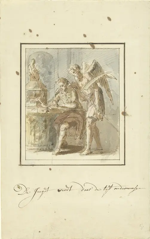 De Jeugd wordt door de Tijd onderwezen Wall Art by Elias van Nijmegen - High-Resolution Digital Print