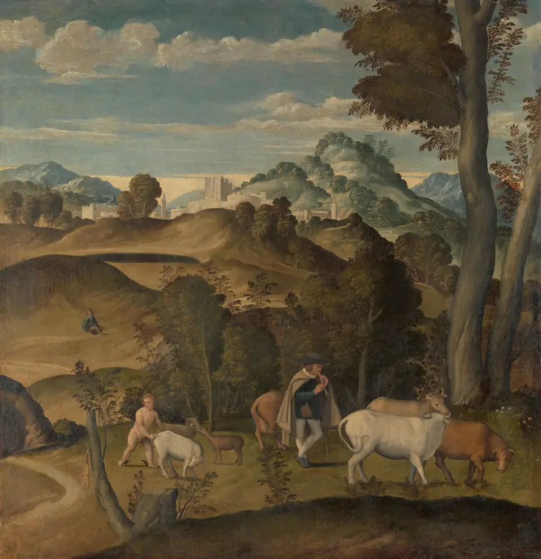 De jonge Mercurius steelt runderen van Apollo’s kudde Wall Art by Unknown - High-Resolution Digital Print
