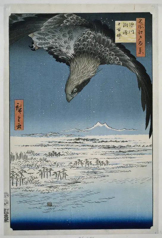 De Jumantsubo vlakte te Susaki bij Fukagawa Wall Art by Unknown - High-Resolution Digital Print