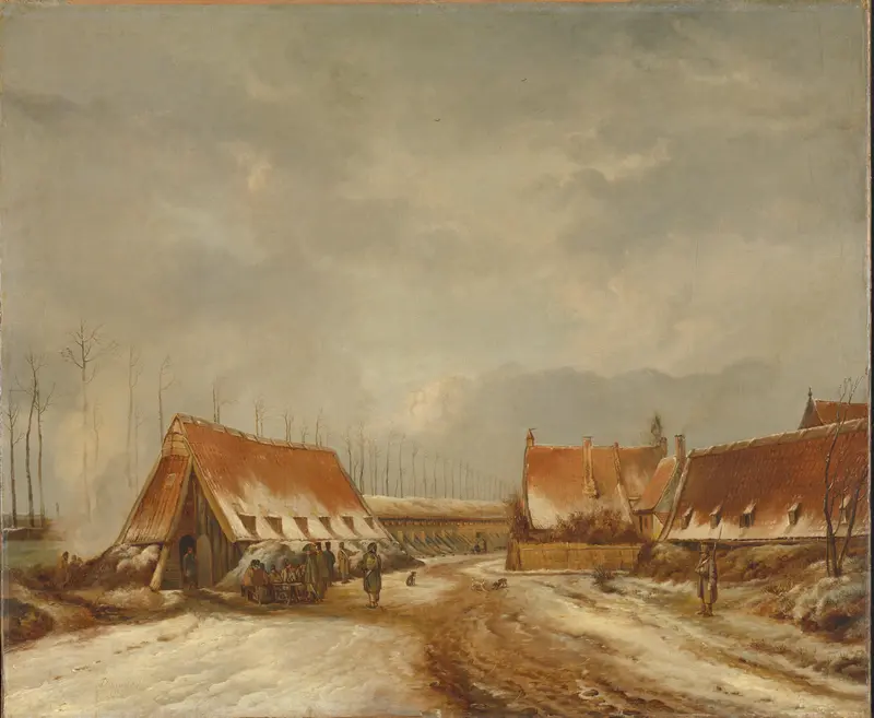 De kazematten voor Naarden, 1814 Wall Art by Pieter Gerardus van Os - High-Resolution Digital Print