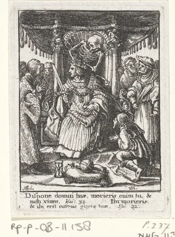 De keizer en de Dood Wall Art by Unknown - High-Resolution Digital Print