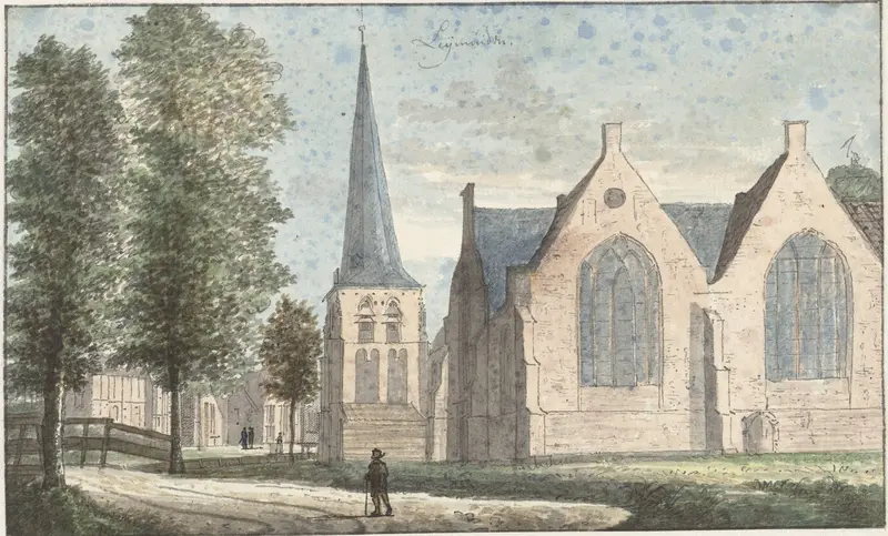 De kerk te Leimuiden Wall Art by Unknown - High-Resolution Digital Print