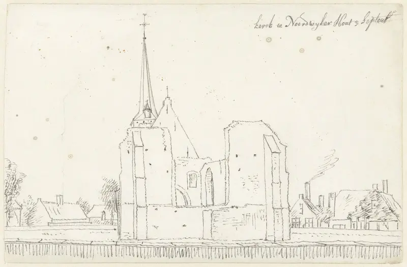 De kerk te Noordwijkerhout Wall Art by Cornelis Pronk - High-Resolution Digital Print