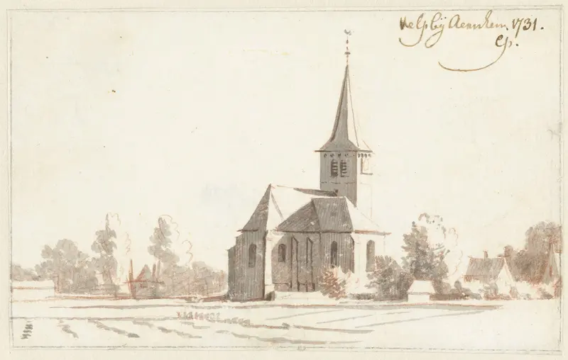 De kerk te Velp, Gelderland Wall Art by Cornelis Pronk - High-Resolution Digital Print