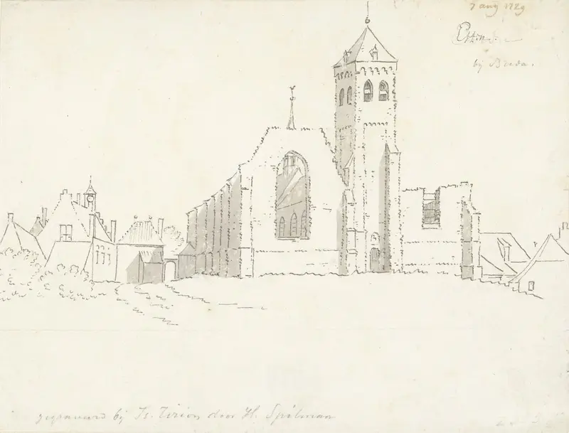 De kerk van Etten, bij Breda Wall Art by Cornelis Pronk - High-Resolution Digital Print