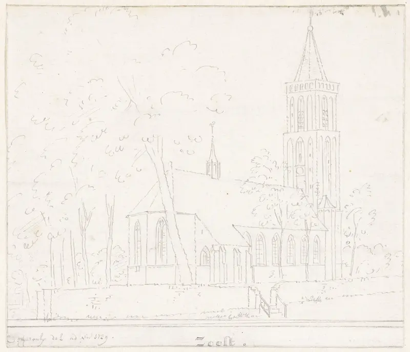 De kerk van Soest Wall Art by Cornelis Pronk - High-Resolution Digital Print
